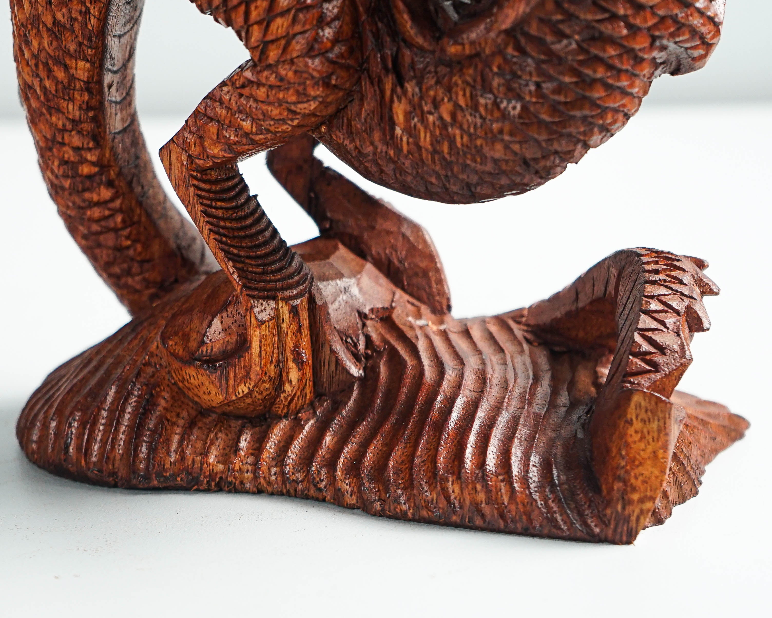 Wooden Dragon Statue, Unique Sculpture, Chinese Dragon, Mystical Animal, Unique Statue, Handmade, Healing, Memorial Gift, Mother Loss Gift