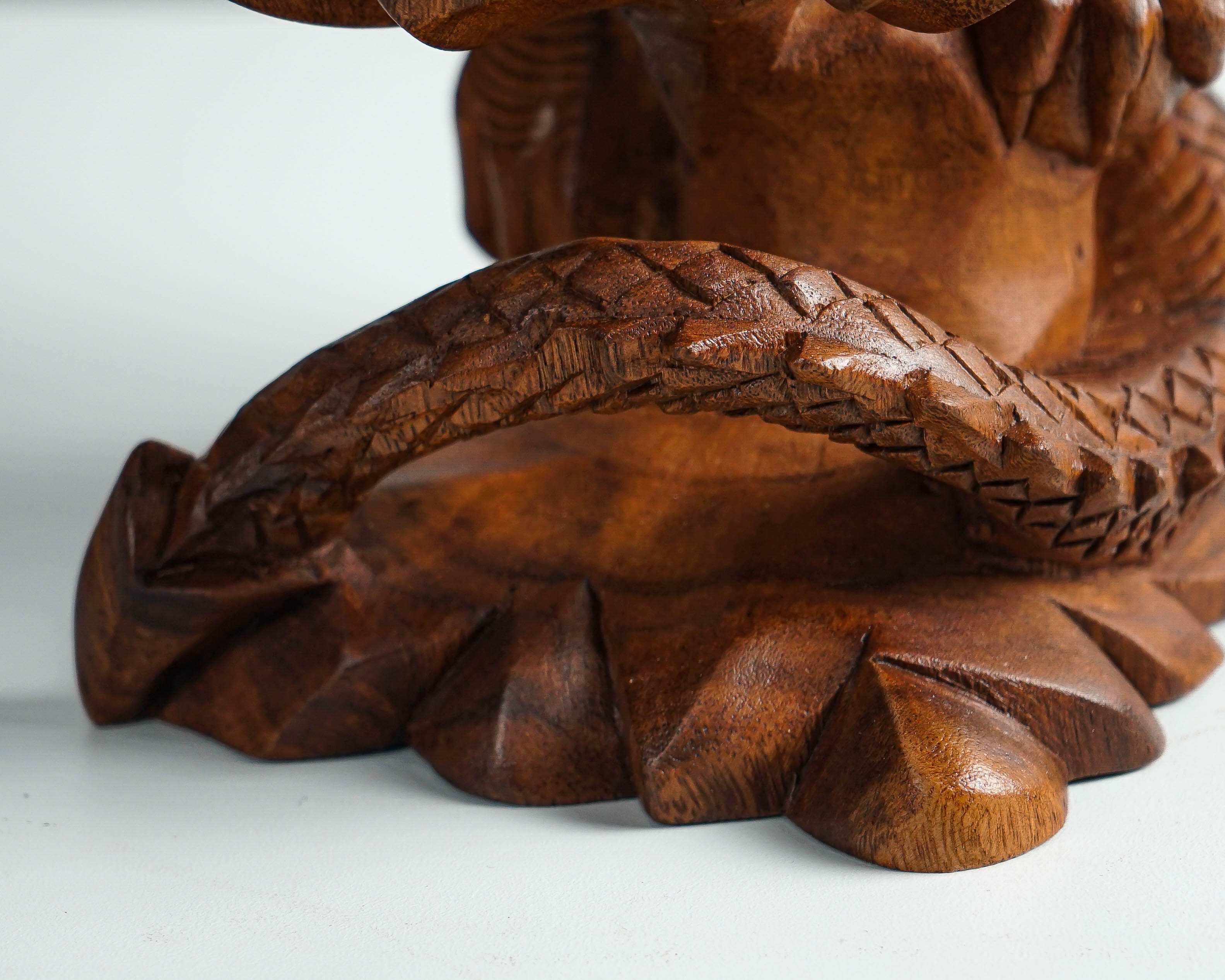 Wooden Dragon Statue, Unique Sculpture, Chinese Dragon, Mystical Animal, Miniature, HandCarved, Office Decor, Gifts for Him, Birthday Gift