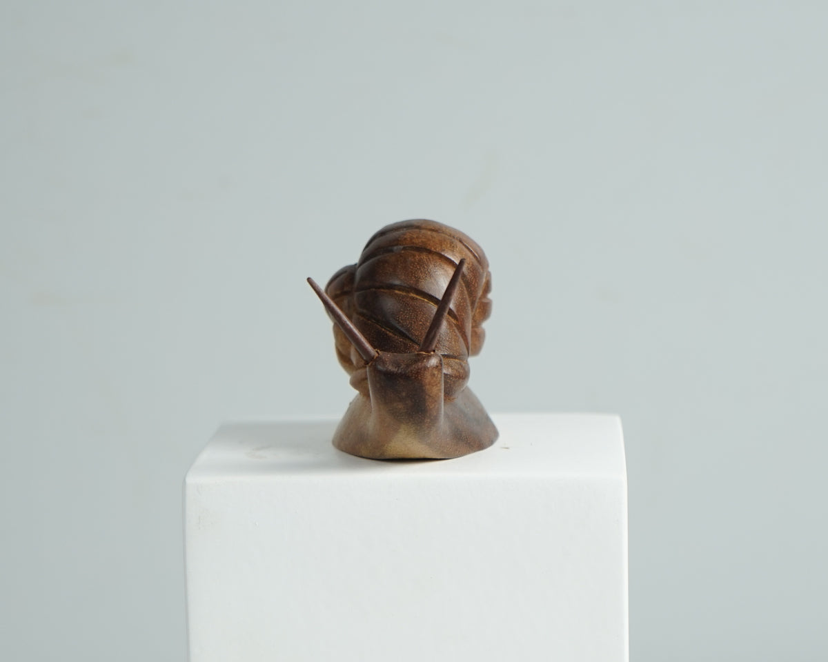 Wooden Snail Figurine, Animal Statue, Wood Carving, Handcrafted, Natural, Unique Figurine, Tabletop Decor, Housewarming, Birthday Gift