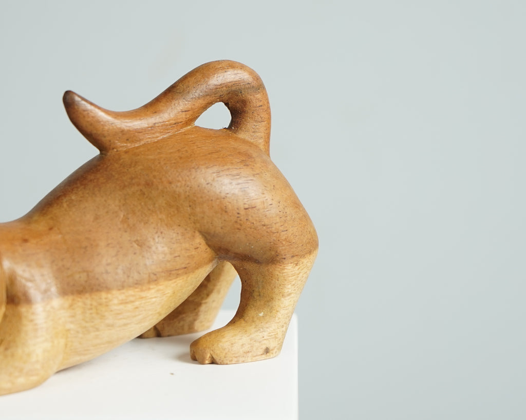 Wooden Cat Figurine, Animal Statue, Wood Carving, Handcrafted, Unique Figurine, Decorative, Tabletop Decor, Gift for Mother, Memorial Gift