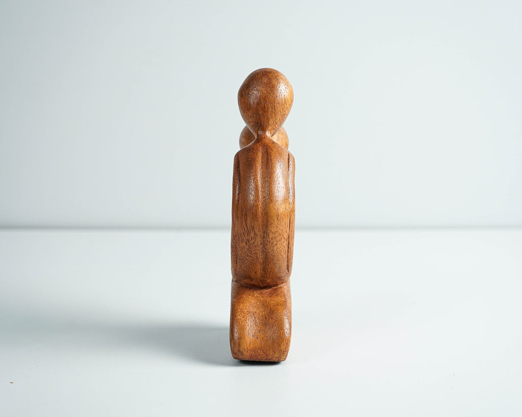 Kissing Couple Abstract Statue, Modern Art, Wood Carving, Artwork, Handmade Statue, Modern Abstract, Wedding Decoration, Couples Gift