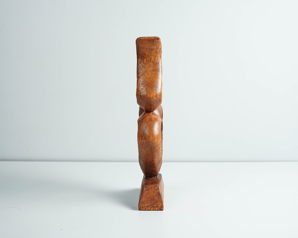 Heart Shape Abstract Statue, Love Statue, Modern Art, Wood Carving, Unique Love figurine, Home Decoration, Modern Abstract, Wedding Gift