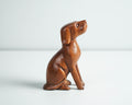Wooden Dog Figurine, Animal Statue, Home Decor, Artwork, Animal Ornament, Natural Piece, Dog Decoration, Handmade Sculpture, Gift for friend