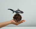 Thresher Shark Figurine, Personalized Statue, Wooden Sculpture, Miniature, Unique, Sea Life, Ocean Decoration, Beach Decor, Gift for Home