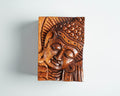 Buddha Puzzle Box, Buddha Face, Buddha Mystery Box, Wood Carving, Trinket Stash, Magic Box, Gift for Wife, Gift for daughter, Hidden Box