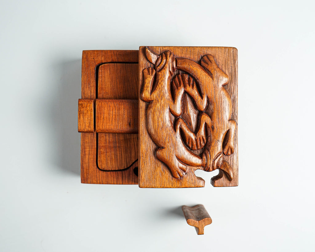 Wooden Puzzle Box,  Mystery Box, Trinket Stash, Decorative, Wooden box Organizer, Secret box, Jewelry Box, Home Decor, Appreciated Gift