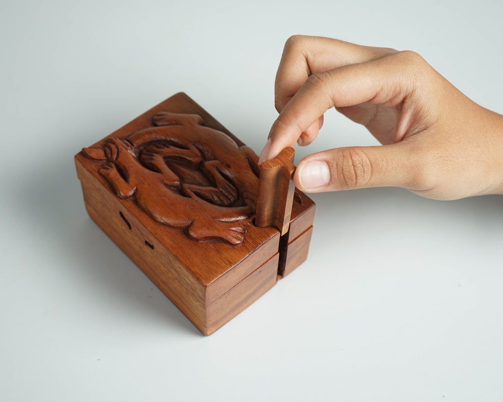 Wooden Puzzle Box,  Mystery Box, Trinket Stash, Decorative, Wooden box Organizer, Secret box, Jewelry Box, Home Decor, Appreciated Gift