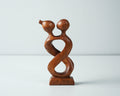 Hugging Couple Abstract Statue, Modern Art, Wood Carving, Handcrafted, Love, Exotic, Modern Abstract, Couple Decoration, Gift for Girlfriend