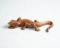Gecko Sculpture, Animal Statue, Wood Carving, Artwork, Natural Piece, Handcrafted, Miniature, Wooden Statue, Living Room Decor, Gift for Him