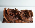 Sleeping Dragon Figurine, Couple Dragon Sculpture, Exotic Statue, Mythical Animal, Gothic, Unique Statue, Bedroom Decor, Valentines Gift