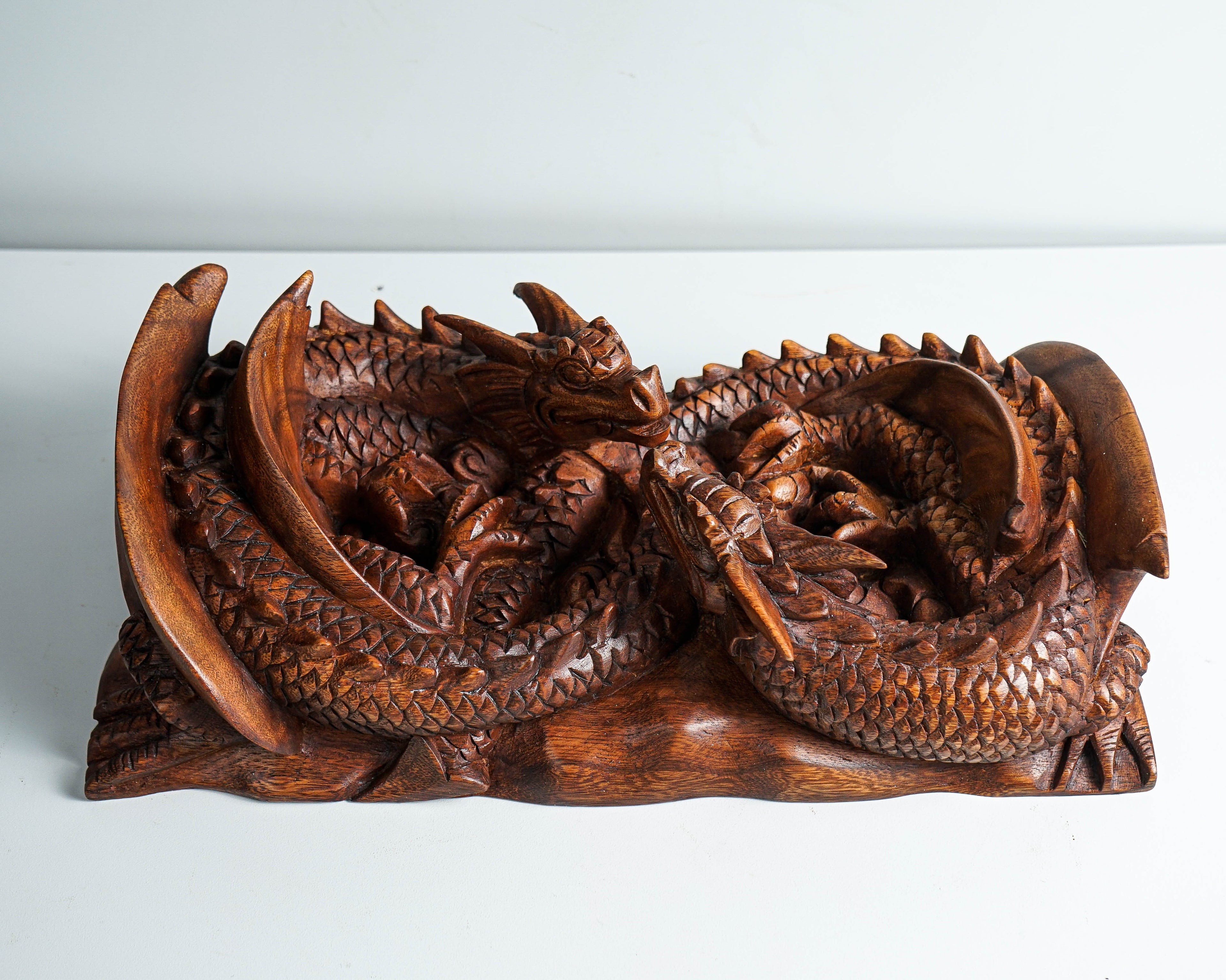 Sleeping Dragon Figurine, Couple Dragon Sculpture, Exotic Statue, Mythical Animal, Gothic, Unique Statue, Bedroom Decor, Valentines Gift